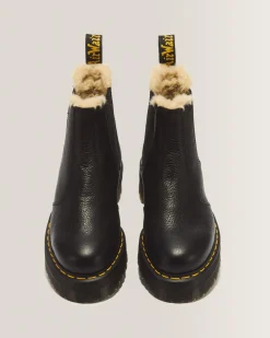 Store 2976 Quad Gevoerde Platform Chelsea Boots WOMENS Winter Stijlen|Laarzen