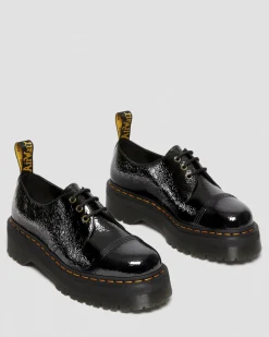 Store 1461 Quad Lakleren Platform Schoenen GIFTS Dames Sale|Platform Schoenen