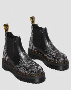 Best Sale 2976 Quad Platform Animal Print Laarzen MENS Heren Sale|Platform Laarzen