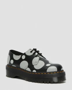 Cheap 1461 Quad Polka Dot Smooth Leren Platform Schoenen WOMENS Platform Schoenen|Schoenen