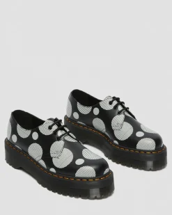 Cheap 1461 Quad Polka Dot Smooth Leren Platform Schoenen WOMENS Platform Schoenen|Schoenen