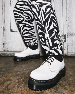 New 1461 Quad Smooth Leren Platform Schoenen WOMENS Trending Stijlen|Veterschoenen
