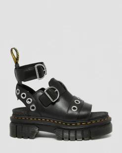 Outlet Ricki Hardware Nappa Lux Leren Platform Sandelen WOMENS Dames Sale|Lichte Sandalen