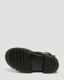 Outlet Ricki Hardware Nappa Lux Leren Platform Sandelen WOMENS Dames Sale|Lichte Sandalen