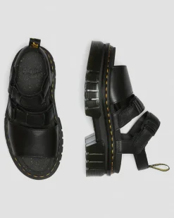 Discount Ricki Nappa Lux Leren Platform Sandelen met 3 Banden WOMENS Lichte Sandalen|Platform Sandalen