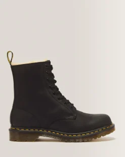 Cheap 1460 Serena Imitatiebont Gevoerde Enkellaarzen WOMENS Veterlaarzen|Enkellaarzen