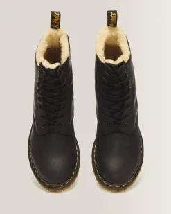 Cheap 1460 Serena Imitatiebont Gevoerde Enkellaarzen WOMENS Veterlaarzen|Enkellaarzen