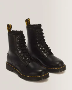 Hot 1460 Serena Imitatiebont Gevoerde Laarzen UNISEX Veterlaarzen|Enkellaarzen