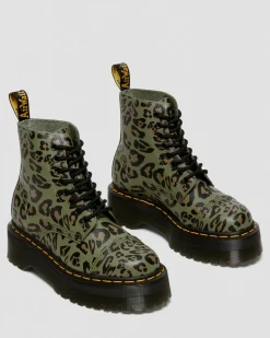 Store Sinclair Distorted Luipaard Print Platform Laarzen WOMENS Platform Laarzen