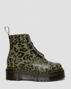 Store Sinclair Distorted Luipaard Print Platform Laarzen WOMENS Platform Laarzen