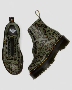 Store Sinclair Distorted Luipaard Print Platform Laarzen WOMENS Platform Laarzen