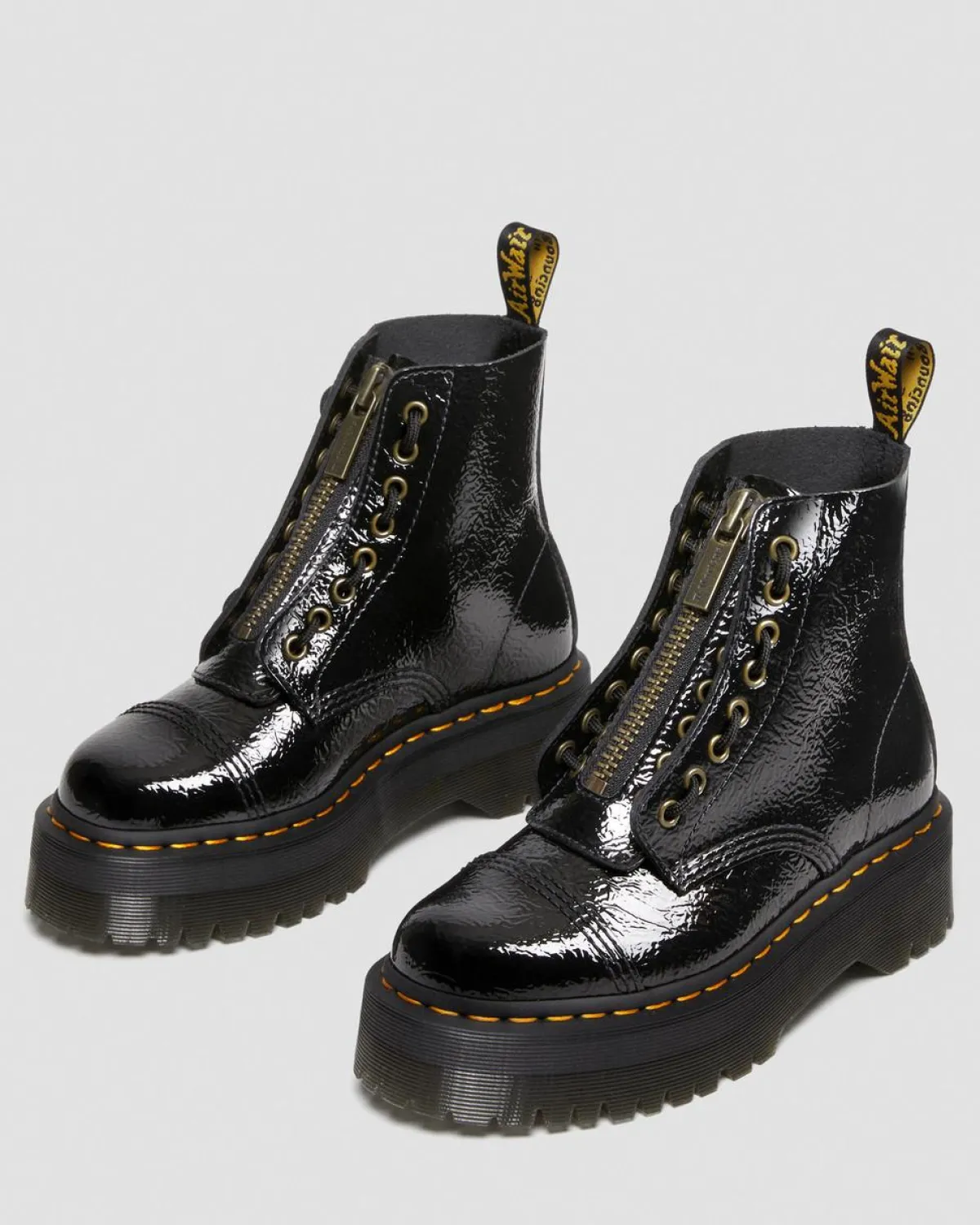 Best Sinclair Distressed Lakleren Platform Laarzen WOMENS Platform Laarzen