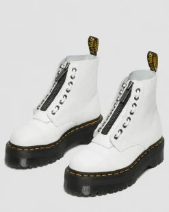 Sale Sinclair Gemalen Nappa Leren Platformlaarzen WOMENS Dames Sale|Veterlaarzen