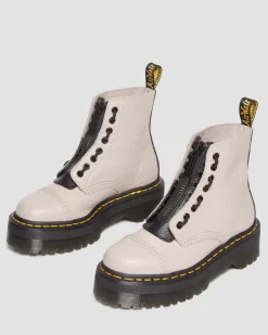 New Sinclair Gemalen Nappa Leren Platformlaarzen WOMENS Veterlaarzen|Enkellaarzen