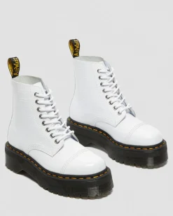 Flash Sale SINCLAIR LAKLEREN PLATFORM LAARZEN MET KROKODILLEN reliëf WOMENS Veterlaarzen|Platform Laarzen