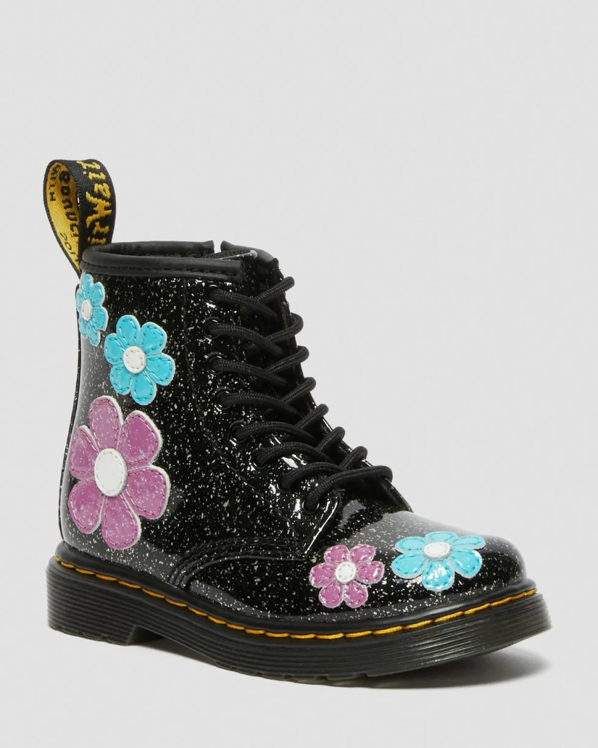 Shop Småbørn 1460 Glitter Patent Leather snørestøvler Sale Voor Kinderen