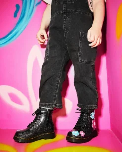 Shop Småbørn 1460 Glitter Patent Leather snørestøvler Sale Voor Kinderen
