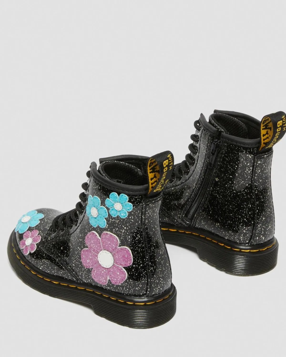 Shop Småbørn 1460 Glitter Patent Leather snørestøvler Sale Voor Kinderen