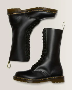Clearance 1914 Smooth Leren Hoge Veterlaarzen WOMENS Originals|Veterlaarzen