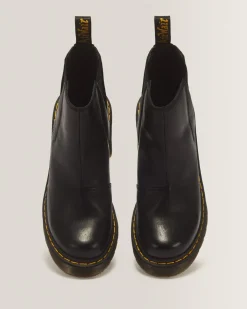 Hot Spence Leren Chelsea Boots met Uitlopende Hak WOMENS Hakken|Enkellaarzen