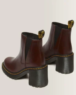 Store SPENCE LEREN CHELSEA LAARZEN MET UITLOPENDE HAK WOMENS Hakken|Chelsea Boots