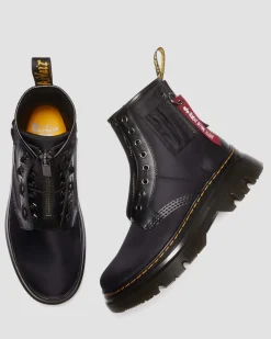 Hot TARIK ALPHA INDUSTRIES LEREN & NYLON LAARS UNISEX Nieuw Binnen|Trending Stijlen