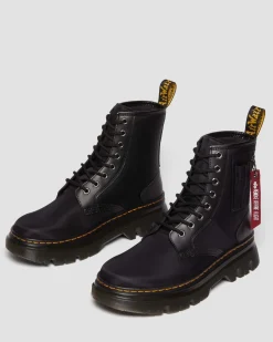 Hot TARIK ALPHA INDUSTRIES LEREN & NYLON LAARS UNISEX Nieuw Binnen|Trending Stijlen