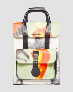 Best Tate Decalcomania Leren Rugzak UNISEX Tassen|Rugzakken