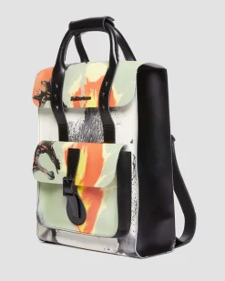 Best Tate Decalcomania Leren Rugzak UNISEX Tassen|Rugzakken