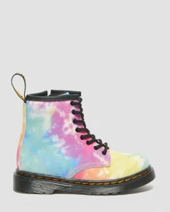 Online 1460 Tie Dye Leren Veterlaarzen voor Peuters KIDS Sale Voor Kinderen|Laarzen