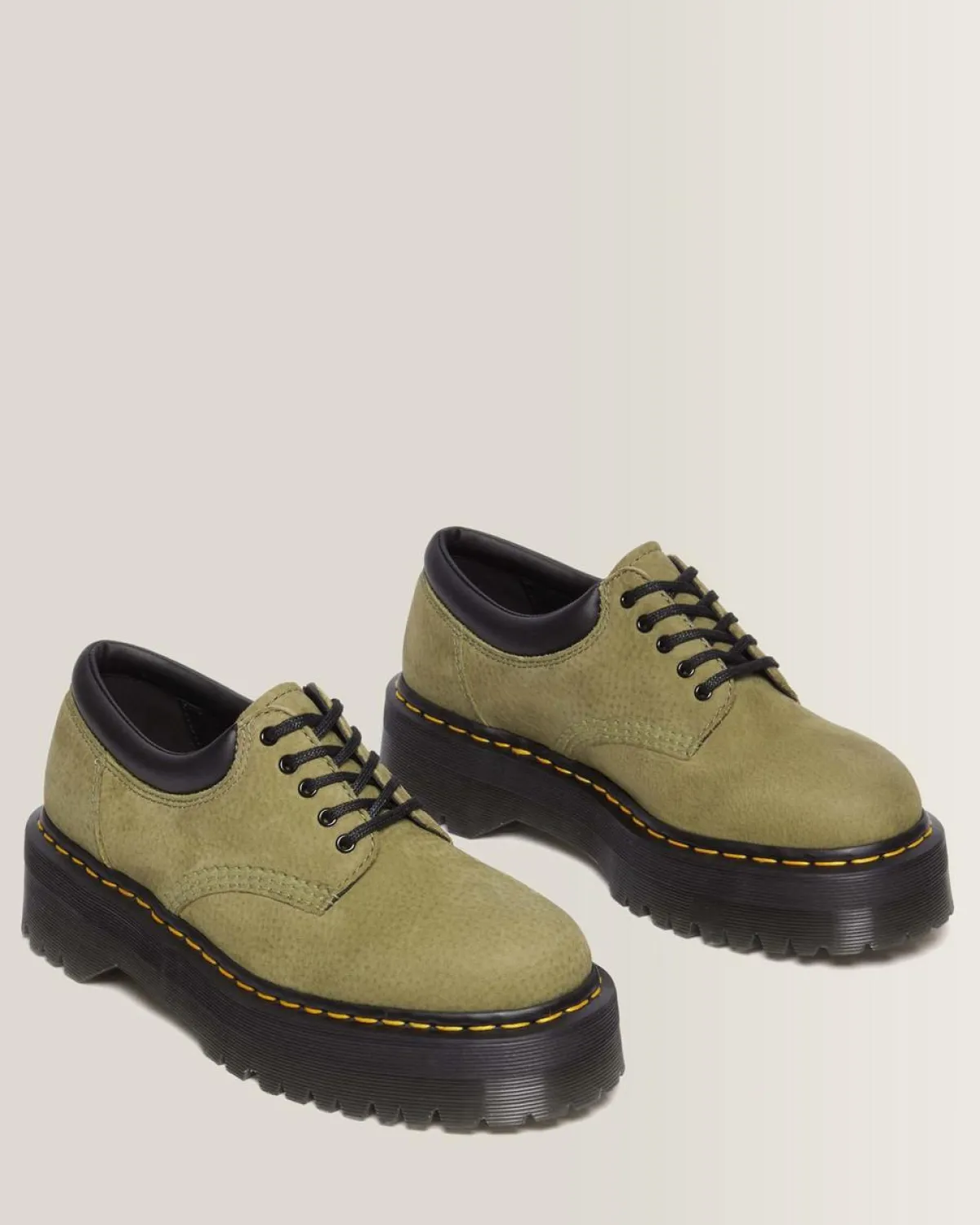 Cheap 8053 Tumbled Nubuck Leren Platform Schoenen Nieuw Binnen|Trending Stijlen