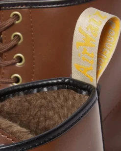 New Vegan 1460 Borg Gevoerde Veterlaarzen UNISEX Nieuw Binnen|Trending Stijlen