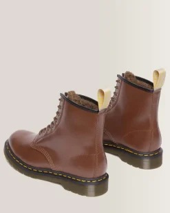 New Vegan 1460 Borg Gevoerde Veterlaarzen UNISEX Nieuw Binnen|Trending Stijlen