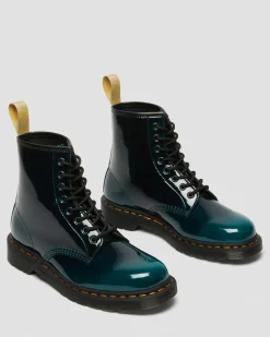 Outlet Vegan 1460 Glanzende Veterlaarzen UNISEX Heren Sale|Laarzen