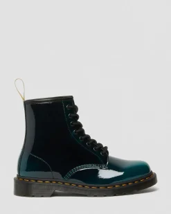 Outlet Vegan 1460 Glanzende Veterlaarzen UNISEX Heren Sale|Laarzen