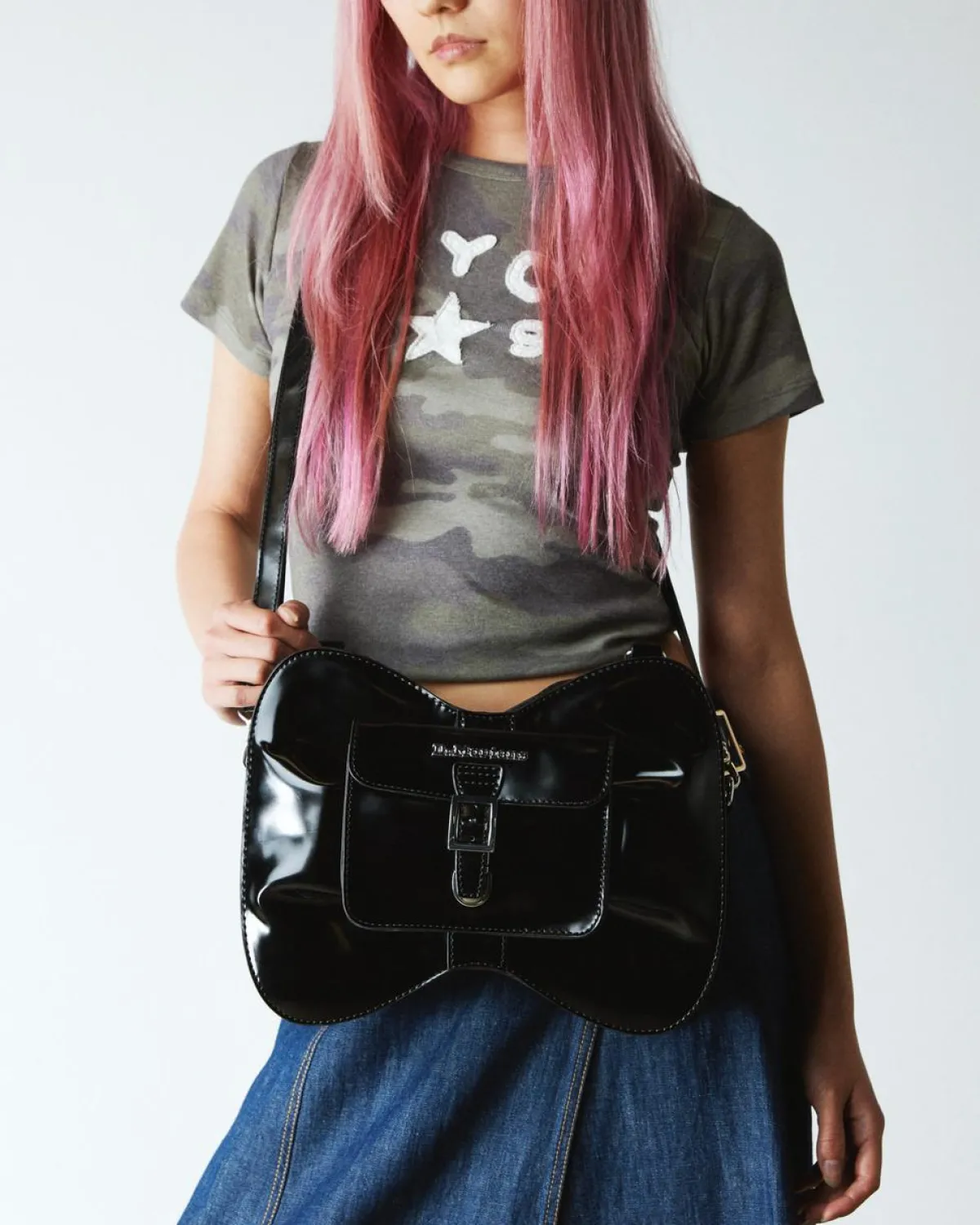 Fashion Vegan Strikvormige Tas ACCESSORIES Accessoires Sale|Tassen