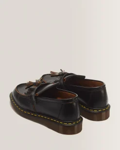 New Vintage Made in England Quilon Leren Tassel Loafers WOMENS Made In England|Nette Schoenen