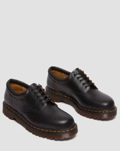 Outlet 8053 Vintage Smooth Leren Laarzen in Zwart UNISEX Heren Sale|Trending Stijlen
