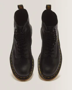 Outlet 1490 Virginia Leren Hoge Laarzen WOMENS Winterlaarzen|Veterlaarzen