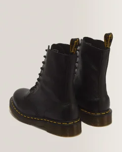 Outlet 1490 Virginia Leren Hoge Laarzen WOMENS Winterlaarzen|Veterlaarzen