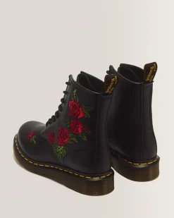 Flash Sale 1490 Vonda Rose Leren Veterlaarzen met Bloemenprint UNISEX Veterlaarzen|Enkellaarzen