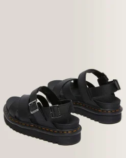 Sale Voss II Hydro Leren Sandalen met Band WOMENS Lichte Sandalen|Zwarte Sandalen