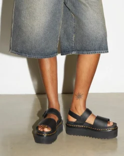 Flash Sale Voss Quad Leren Platform Sandalen met band WOMENS Lichte Sandalen|Platform Sandalen