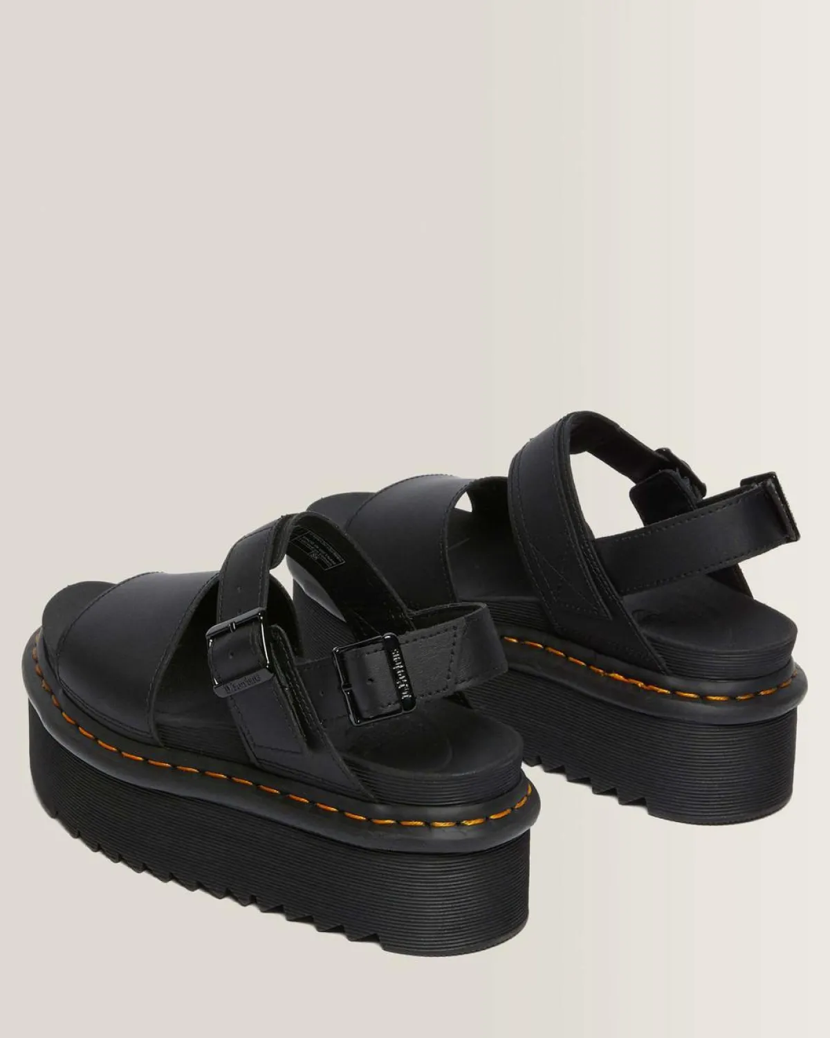 Flash Sale Voss Quad Leren Platform Sandalen met band WOMENS Lichte Sandalen|Platform Sandalen
