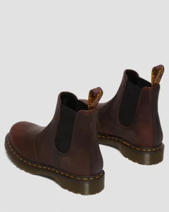 Flash Sale 2976 Waxed Volnerf Leren Chelsea Boots in Zwart WOMENS Enkellaarzen|Chelsea Boots