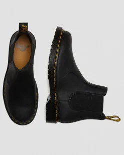 Flash Sale 2976 Waxed Volnerf Leren Chelsea Boots in Zwart WOMENS Nieuw Binnen|Trending Stijlen