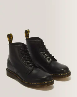 Sale 101 Yellow Stitch Smooth Leren Enkellaarzen WOMENS Enkellaarzen|Veterlaarzen